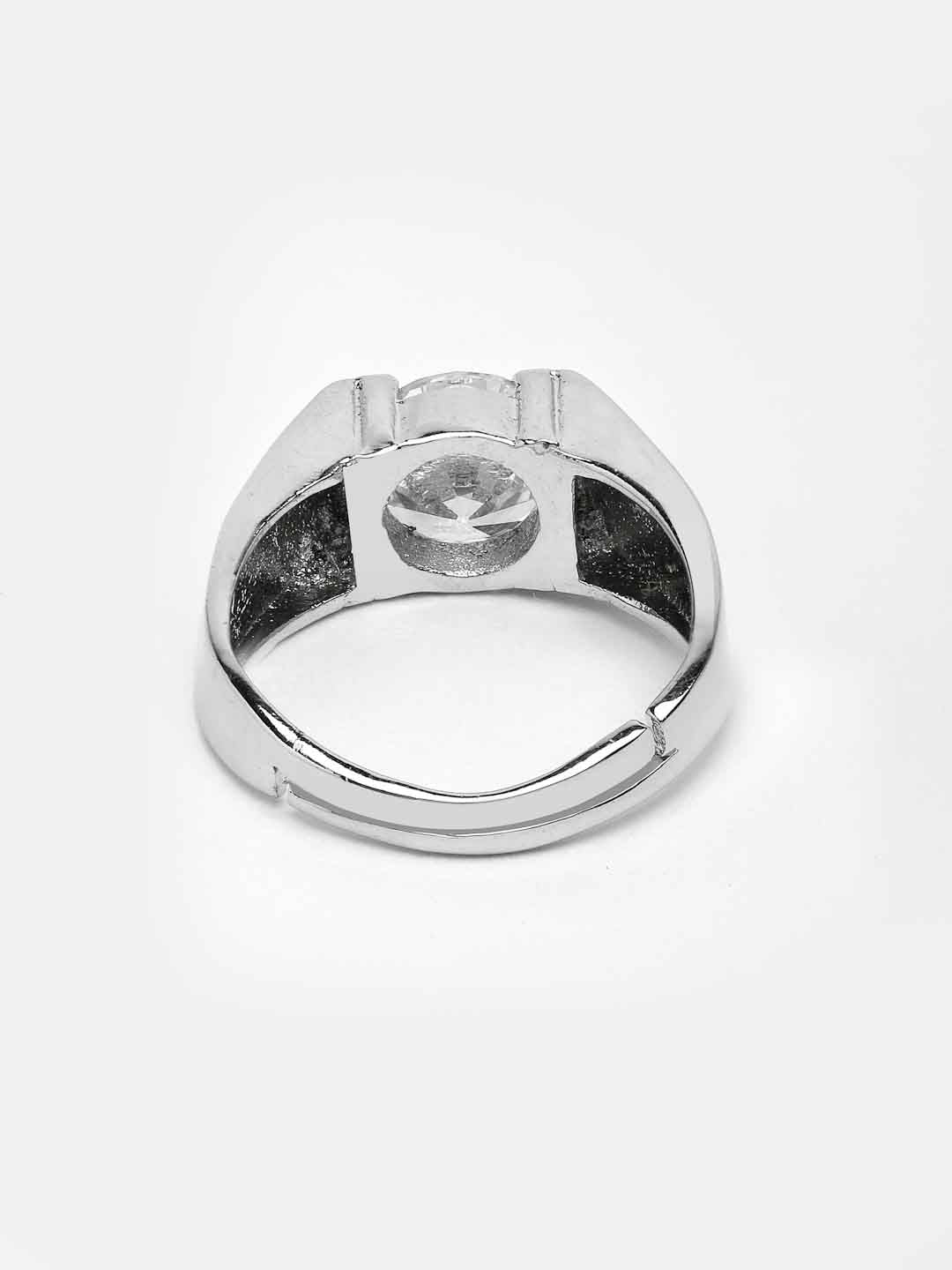 Buy Emerald Cushion 10x8mm Men's Ring Semi Mount In 14K Yellow Gold With  White Diamond (RG6077) | BestinGems